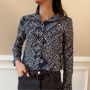 Cropped bandeau top